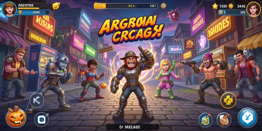 Tangkapan layar dari gameplay seru 3446 yang penuh aksi.