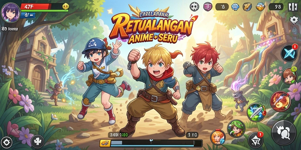 Gameplay dinamis dan karakter menarik dalam 47F.