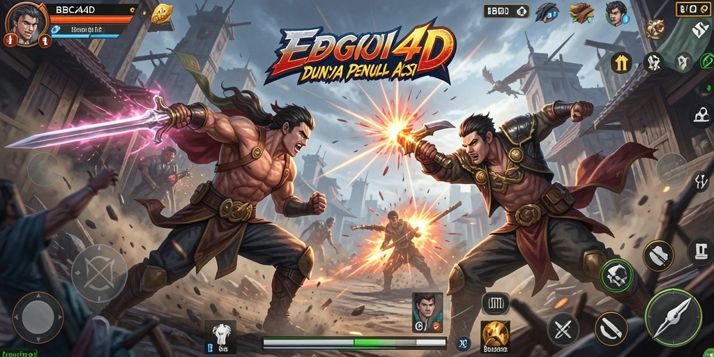 Screenshot menarik dari pertarungan spektakuler di BBCA4D.