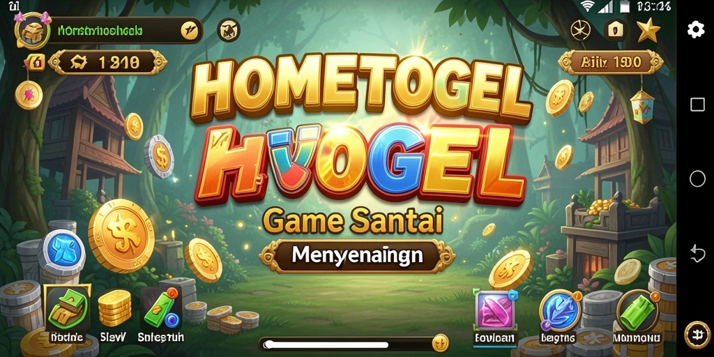 Tangkapan layar menampilkan gameplay HOMETOGEL yang menyenangkan.