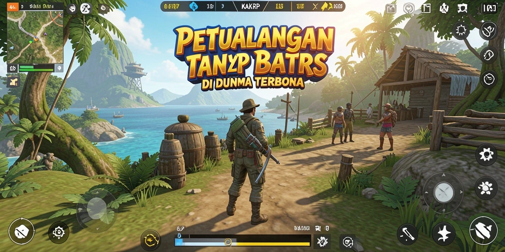 Screenshot KAKRP menampilkan eksplorasi luar biasa di dunia terbuka.