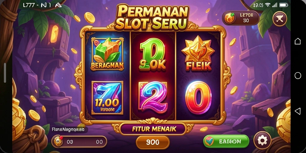 Screenshot gameplay L777 yang menampilkan keseruan permainan slot.