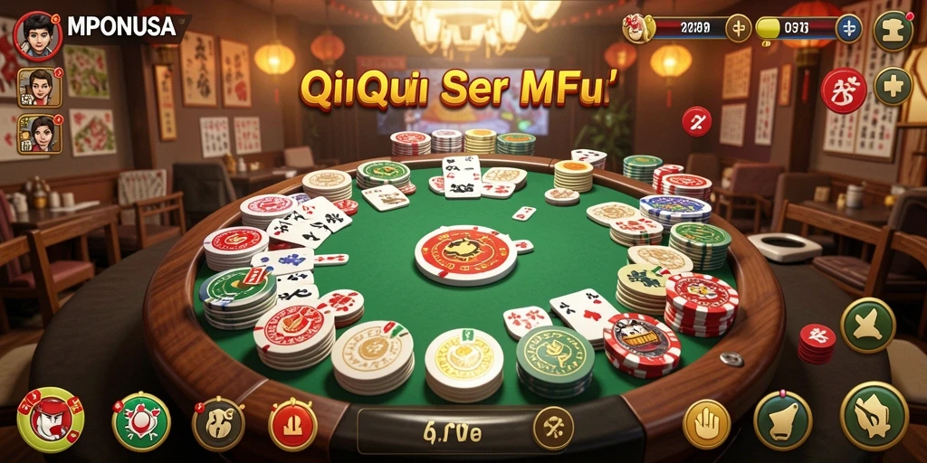 Screenshot gameplay QiuQiu yang seru di MPONUSA.