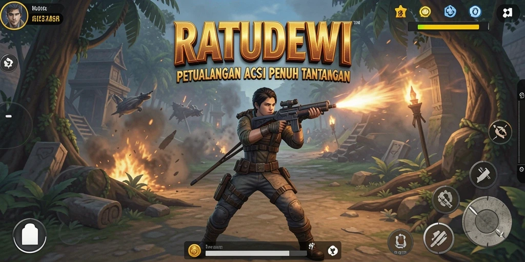 Tampilan gameplay yang mendebarkan dari RATUDEWI.