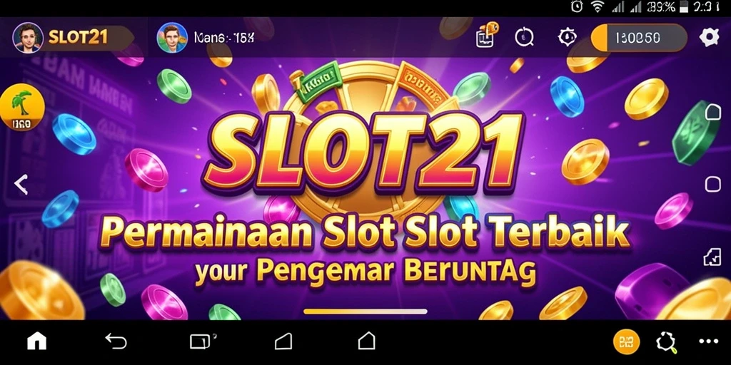 Tampilan gameplay menarik dari SLOT21 dengan mesin slot yang bervariasi.