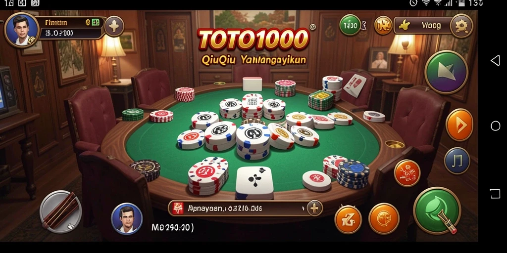 Tampilan screenshot TOTO1000 dengan gameplay QiuQiu yang seru.