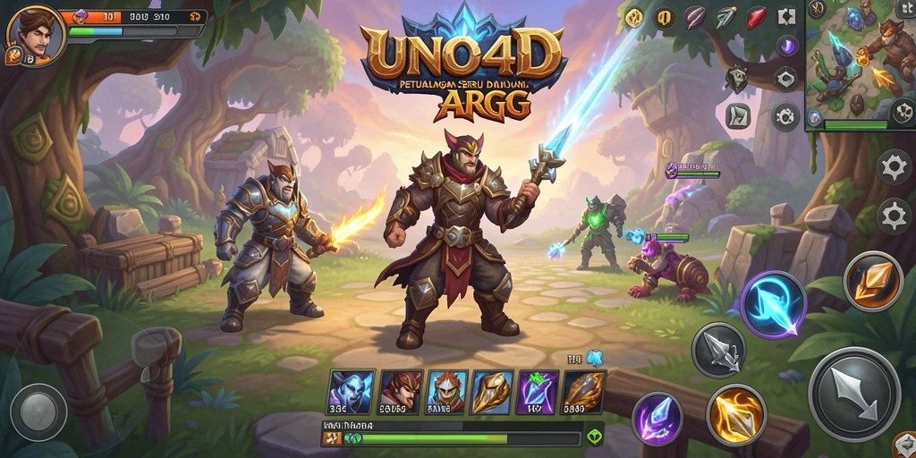 Tampilan gameplay menarik dari <strong>UNO4D</strong> dengan edisi karakter yang berbeda.