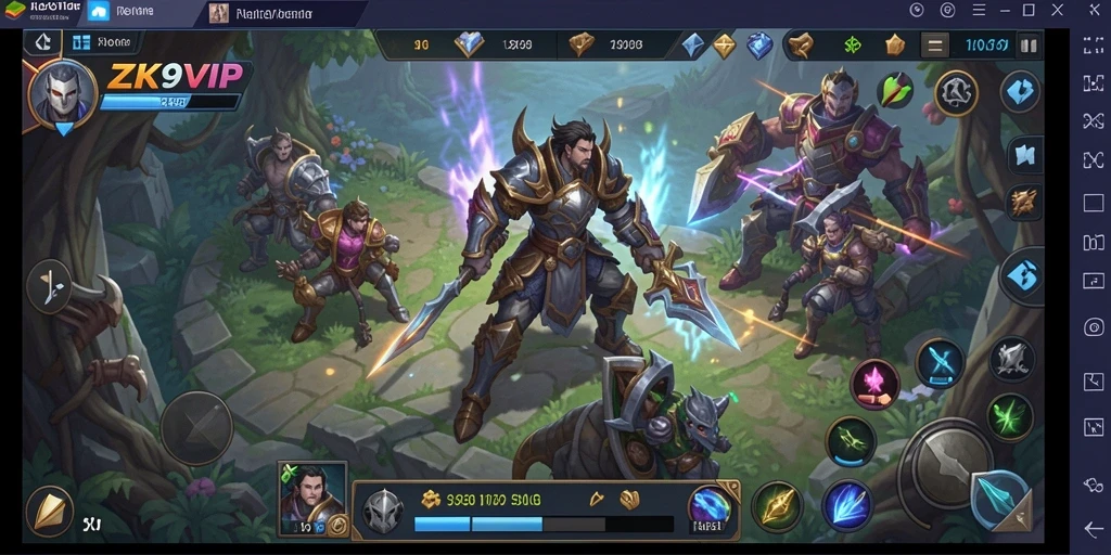 Tampilan gameplay menarik dan strategis di ZK9VIP.